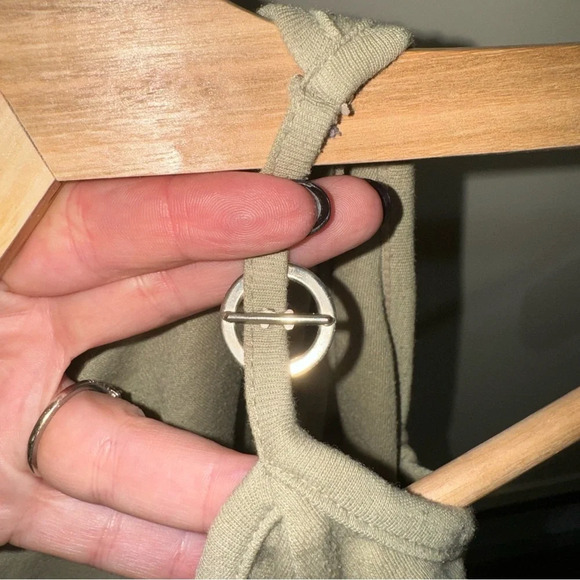 Women’s Y2K Miss Green O-Ring Long Sleeve Butterfly Graphic With Ruffle Sleeves - Picture 12 of 16